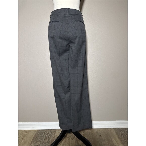 Ann Taylor Pants Trousers Size 6 Gray Plaid EUC - Picture 2 of 6